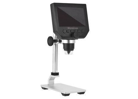 میکروسکوپ VGA Usb با صفحه نمایش ال سی دی 600x3.6MP 8 چراغ LED تعمیر PCB