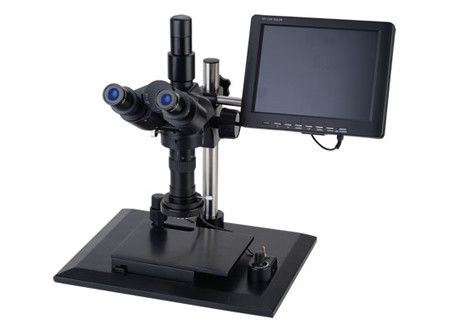 میکروسکوپ استریو با زوم 1X WF10X/18mm میکروسکوپ صنعتی ویدئویی سفید