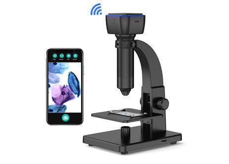 میکروسکوپ دیجیتال 2000X 1080P وای فای دوربین میکروسکوپ یو اس بی دستی 12 مگاپیکسلی