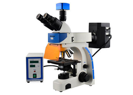 میکروسکوپ آزمایشگاهی زیست شناسی Trinocular 40X 100X Epi Fluorescence Microscope