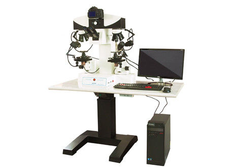 میکروسکوپ دیجیتال قابل حمل ال سی دی Trinocular WF20X 2X Trinocular Microscope Motorized Stage