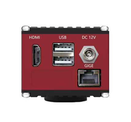 دوربین دیجیتال میکروسکوپ HDMI 60FPS با رابط شبکه گیگابیتی