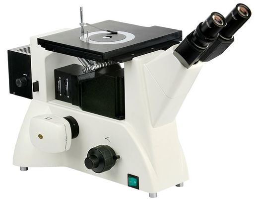 میکروسکوپ متالوگرافی معکوس دوچشمی 100X 20X مشاهده میدان تاریک روشن
