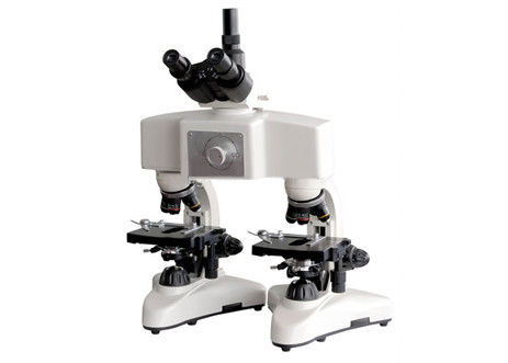 کیفیت  White Forensic Comparison Microscope 40X 100x Magnification Microscope کارخانه