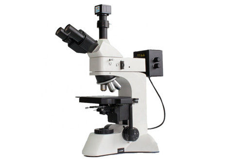 کیفیت  DIC Optical Polarizing Microscope WF10X 5X 50X Reflected Microscope Light Source کارخانه