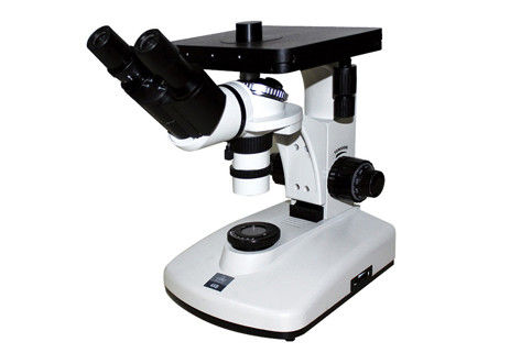 کیفیت  Binocular 6V 12W Inverted Optical Microscope Compound Metallurgical 100X 1250X کارخانه