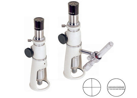 میکروسکوپ متالورژی نوری PL10X WD 7mm میکروسکوپ اندازه گیری قابل حمل 100X