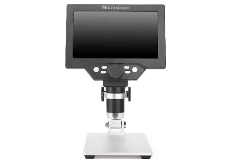 میکروسکوپ دیجیتال اپتیکال بی سیم 7 اینچی LCD 12 مگاپیکسلی 1200X 8 چراغ LED