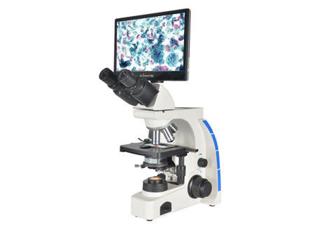 میکروسکوپ بی‌سیم ال‌سی‌دی بیولوژیکی Trinocular، کنتراست فاز 20 میلی‌متری دیجیتال WF10X
