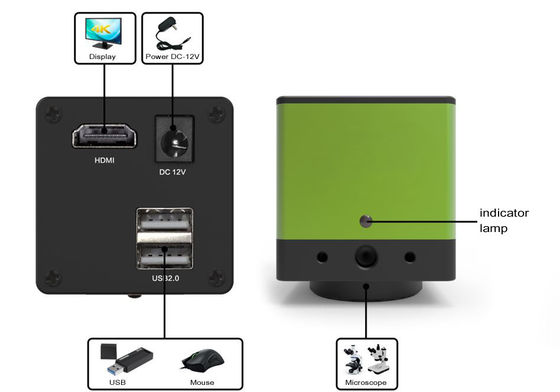 دوربین دیجیتال واقعی 1080P دارای رابط چندگانه HDMI USB2.0