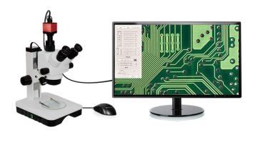 2M دوربین دیجیتال HDMI میکروسکوپ لوازم جانبی صفحه نمایش crosshair