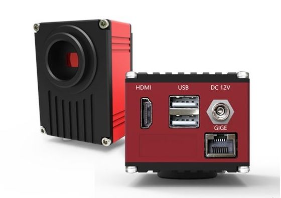 دوربین دیجیتال میکروسکوپ HDMI 60FPS با رابط شبکه گیگابیتی