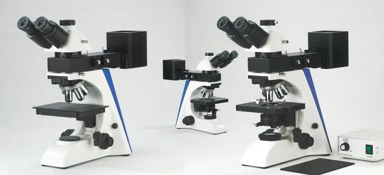 میکروسکوپ متالورژیکی نوری دوچشمی 50X 1000X میدان تاریک روشن Tinocular