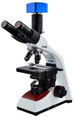 میکروسکوپ بیولوژیکی آزمایشگاهی 40X-1000X Trinocular WF10X 18mm برای ارتقاء